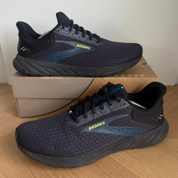 Brooks Anthem 6 Black Men Running Sneakers- SZ 11.5 main image 14